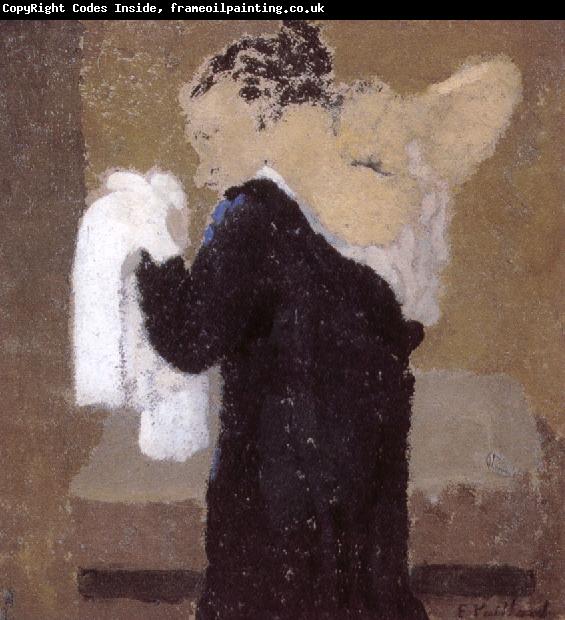 Edouard Vuillard Lady is being scrubbed of Vial